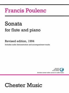 Poulenc: Sonata For Flute And Piano i gruppen Noter & böcker / Flöjt / Flöjt med pianoackompanjemang hos musikskolan.se (CH83545)