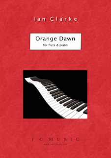 Clarke: Orange Dawn Flöjt + piano i gruppen Noter & böcker / Flöjt / Flöjt med pianoackompanjemang hos musikskolan.se (CLA030)