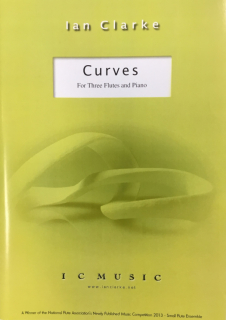 Clarke: Curves 3 Fl+pi i gruppen Noter & böcker / Flöjt / Duetter - 2 flöjter / 2 flöjter+piano hos musikskolan.se (CLA117)