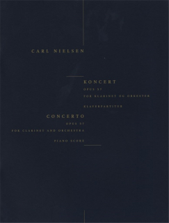 Nielsen: Klarinettkonsert Op57 för A-klarinett +piano i gruppen Noter & böcker / Klarinett / Klassiska noter hos musikskolan.se (CN00040)