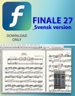 Allegro/PrintMusic till Finale 27 svensk i gruppen Notskrivning & programvara / Finale hos musikskolan.se (COP-PF6-Sdl)
