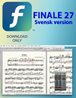 Uppgradering Finale 27 privatlicens svensk i gruppen Notskrivning & programvara / Finale hos musikskolan.se (COX-14FINu-S)