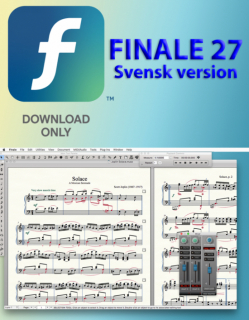 Uppgradering till Finale 27 svensk i gruppen Notskrivning & programvara / Finale hos musikskolan.se (COX-14FINu-S)