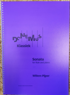 Willem Pijper: Sonata (för flöjt och piano) Pianostämma i gruppen Noter & böcker / Flöjt / Flöjt med pianoackompanjemang hos musikskolan.se (D01530)