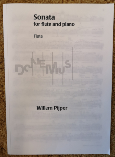 Willem Pijper: Sonata (för flöjt och piano) Flöjtstämma i gruppen Noter & böcker / Flöjt / Flöjt med pianoackompanjemang hos musikskolan.se (D01530DON0100)
