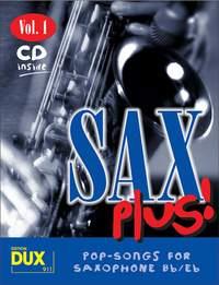 Sax plus vol.1  Sax  (BbEb) +CD i gruppen Noter & böcker / Saxofon / Playalong för saxofon hos musikskolan.se (D911)
