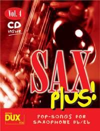 Sax plus vol.4  /Sax + CD i gruppen Noter & böcker / Saxofon / Playalong för saxofon hos musikskolan.se (D914)