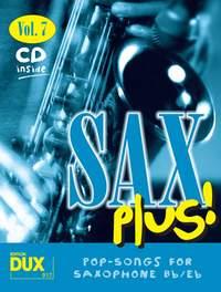 Sax plus vol.7  Sax  (BbEb) +CD i gruppen Noter & böcker / Saxofon / Playalong för saxofon hos musikskolan.se (D917)