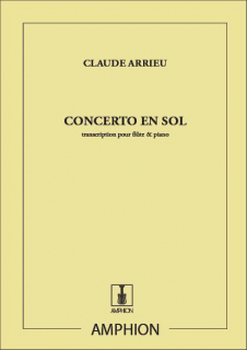 Arrieu: Concerto i G-dur Flöjt + piano i gruppen Noter & böcker / Flöjt / Flöjt med pianoackompanjemang hos musikskolan.se (DA00014400)