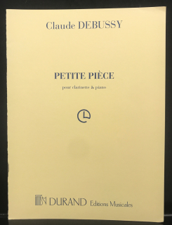 Debussy: Petite Piece Kl+Piano i gruppen Noter & böcker / Klarinett / Klassiska noter hos musikskolan.se (DD00790500)