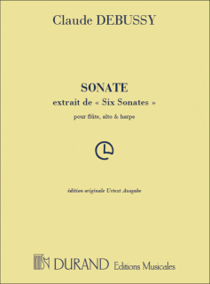 Debussy: Sonate extrait de Six Sonates /Fl  Va  Hp i gruppen Noter & böcker / Viola / Flerstämmigt/ensemble hos musikskolan.se (DD9427)