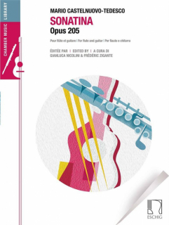 Castelnuovo-Tedesco: Sonatina opus 205 flöjt och gitarr i gruppen Noter & böcker / Flöjt / Flöjt med gitarr eller harpa hos musikskolan.se (DF01645600)