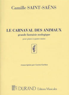 Saint-Saëns: Djurens karneval (4-händigt piano) i gruppen Noter & böcker / Piano/Keyboard / Flerstämmigt/Ensemble hos musikskolan.se (DF10195)