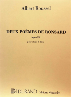Roussel: Deux poèmes de Ronsard op 26 /Så+Fl i gruppen Noter & böcker / Flöjt / Flöjt med sång och instrument hos musikskolan.se (DF10590)