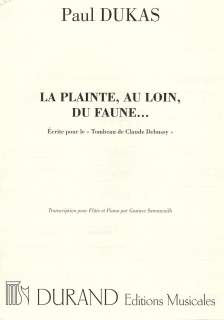 Dukas: La plainte, au loin, du faune... för flöjt & piano i gruppen Noter & böcker / Flöjt / Flöjt med pianoackompanjemang hos musikskolan.se (DF11314)