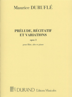 Duruflé: Prélude  Récitatif et Variations Op 3 i gruppen Noter & böcker / Flöjt / Flöjt med stråkinstrument hos musikskolan.se (DF11631)