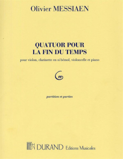 Messiaen: Quatuor Pour La Fin Du Temps i gruppen Noter & böcker / Klarinett / Kammarmusik med klarinett hos musikskolan.se (DF13091)