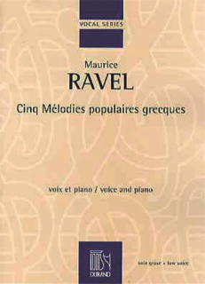 Ravel: Cinq Melodies Populaires Grecques (alt) i gruppen Noter & böcker / Sång och kör / Klassisk sång hos musikskolan.se (DF15815)
