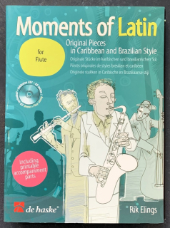 Moments of Latin för flöjt inkl. CD i gruppen Noter & böcker / Flöjt / Playalong för flöjt hos musikskolan.se (DHP1074350)