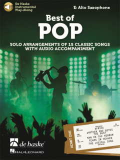Best of Pop 15 låtar för altsax m ljudspår för playalong i gruppen Noter & böcker / Saxofon / Playalong för saxofon hos musikskolan.se (DHP1216009-404)