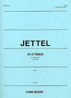 Jettel: 20 Etüden Band 1 i gruppen Noter & böcker / Flöjt / Spelskolor, etyder och övningar hos musikskolan.se (DOB0500014)