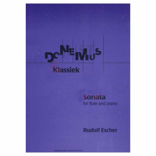 Escher: Sonata for flute and piano, pianostämma i gruppen Noter & böcker / Flöjt / Flöjt med pianoackompanjemang hos musikskolan.se (DON01439PI)