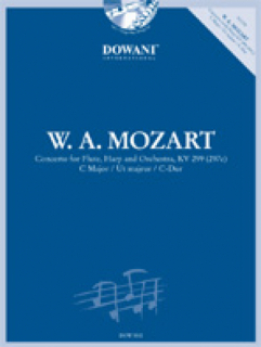 Mozart: Konsert C-dur Fl+Hp+CD i gruppen Noter & böcker / Flöjt / Playalong för flöjt hos musikskolan.se (DOW5510)