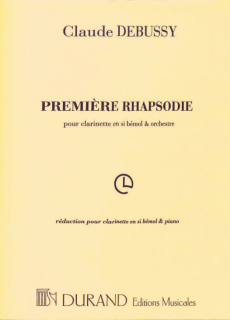 Debussy: Premiere Rhapsodie - Kl+Pi (äldre utgåva) i gruppen Noter & böcker / Klarinett / Klassiska noter hos musikskolan.se (DUR7636)