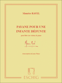 Ravel: Pavane pour une infante defunte  Flöjt + piano i gruppen Noter & böcker / Flöjt / Flöjt med pianoackompanjemang hos musikskolan.se (E1463-02D)