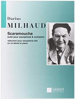 Milhaud: Scaramouche - Altsax + Pi i gruppen Noter & böcker / Saxofon / Klassiska noter hos musikskolan.se (EAS15280B)