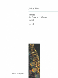 Rietz: Sonate g-moll Flöjt + piano i gruppen Noter & böcker / Flöjt / Flöjt med pianoackompanjemang hos musikskolan.se (EB4757)