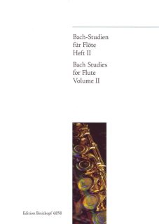 24 Bach-Studien vol 2 i gruppen Noter & böcker / Flöjt / Spelskolor, etyder och övningar hos musikskolan.se (EB6858)