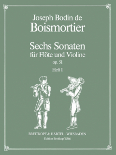 Boismortier: 6 Son op51/1(1-3) i gruppen Noter & böcker / Flöjt / Flöjt med stråkinstrument hos musikskolan.se (EB8366)