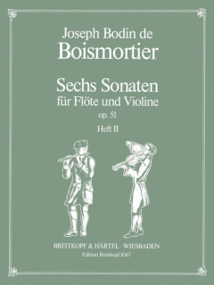 Boismortier: 6 Son op51/2(4-6) i gruppen Noter & böcker / Flöjt / Flöjt med stråkinstrument hos musikskolan.se (EB8367)