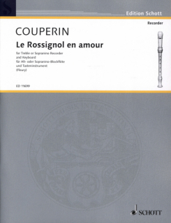 Couperin: Le Rossignol En Amour för blockflöjt och klaverinstrument i gruppen Noter & böcker / Blockflöjt / Notsamlingar hos musikskolan.se (ED11699)