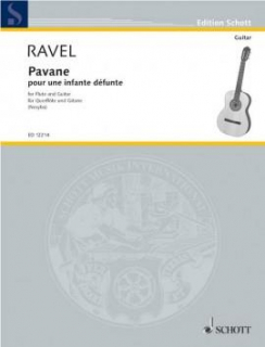 Ravel: Pavane för flöjt och gitarr i gruppen Noter & böcker / Flöjt / Flöjt med gitarr eller harpa hos musikskolan.se (ED12214)
