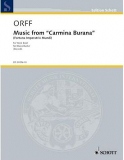 Orff: Fortuna Imperatrix Mundi från Carmina Burana för Concert band grade 3 i gruppen Noter & böcker / Blåsorkester / Blåsorkester, Concert band etc hos musikskolan.se (ED20296-10)