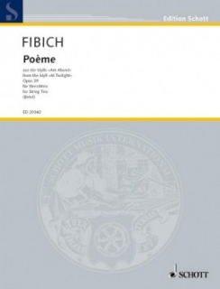 Zdenek Fibik: Poème op 39 för stråktrio i gruppen Noter & böcker / Viola / Flerstämmigt/ensemble hos musikskolan.se (ED20342)