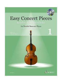 Easy Concert Pieces 1 Kontrabas+Piano i gruppen Noter & böcker / Kontrabas / Klassiska noter hos musikskolan.se (ED22551)
