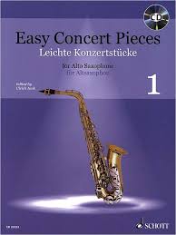 Easy Concert Pieces 1 - Altsax + Pi i gruppen Noter & böcker / Saxofon / Klassiska noter hos musikskolan.se (ED22553)