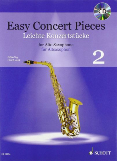 Easy Concert Pieces 2 - Altsax + Pi i gruppen Noter & böcker / Saxofon / Klassiska noter hos musikskolan.se (ED22554)