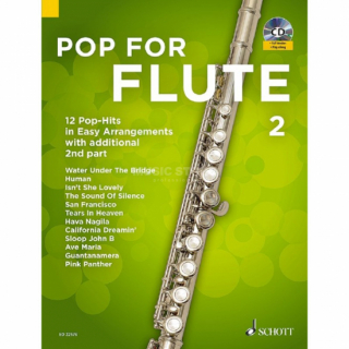Pop For Flute 2 i gruppen Noter & böcker / Flöjt / Playalong för flöjt hos musikskolan.se (ED22576)