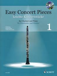 Easy Concert Pieces 1 Klarinett+Piano i gruppen Noter & böcker / Klarinett / Klassiska noter hos musikskolan.se (ED22622)