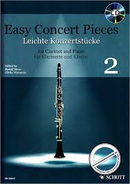 Easy Concert Pieces 2 Klarinett+Piano i gruppen Noter & böcker / Klarinett / Klassiska noter hos musikskolan.se (ED22623)