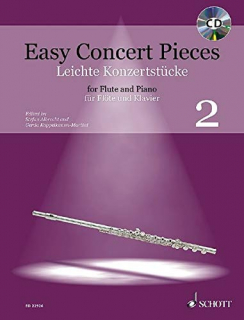 Easy Concert Pieces 2 Flute+Piano i gruppen Noter & böcker / Flöjt / Playalong för flöjt hos musikskolan.se (ED22926)