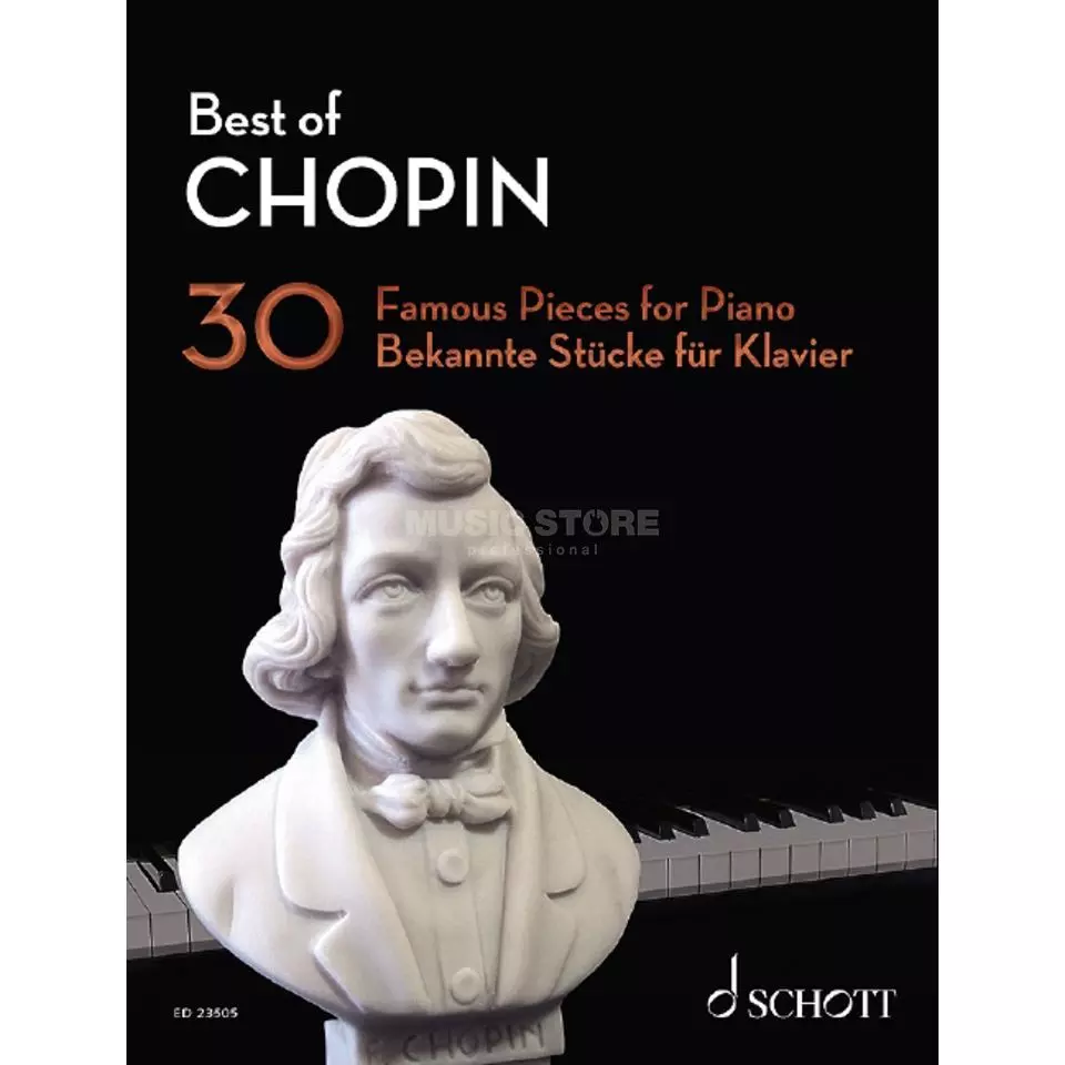 Best of Chopin i gruppen Noter & böcker / Piano/Keyboard / Klassiska noter hos musikskolan.se (ED23505)