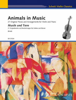 Animals in Music Violin + piano i gruppen Noter & böcker / Violin / Klassiska noter hos musikskolan.se (ED23524)