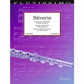 Rêverie Romantisk musik i orginal för flöjt och piano i gruppen Noter & böcker / Flöjt / Duetter - 2 flöjter / 2 flöjter+piano hos musikskolan.se (ED23547)