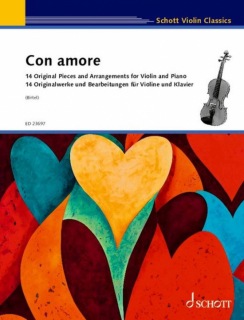 Con Amore Violin + piano i gruppen Noter & böcker / Violin / Klassiska noter hos musikskolan.se (ED23697)