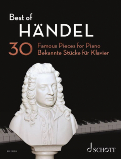 Best of Händel 30 Famous Pieces for Piano  i gruppen Noter & böcker / Piano/Keyboard / Klassiska noter hos musikskolan.se (ED23955)